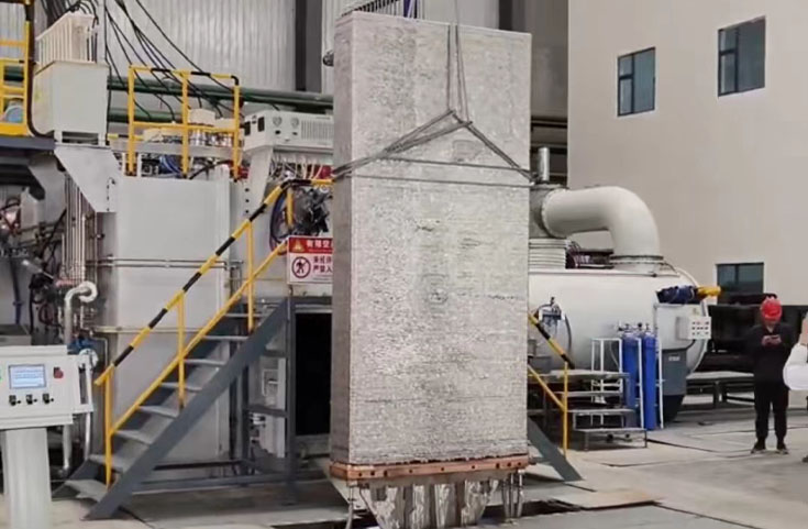 磐一(西安)裝備技術有限公司又一3150kw鈦合金10噸電子束冷床熔煉(EB)爐調試完成